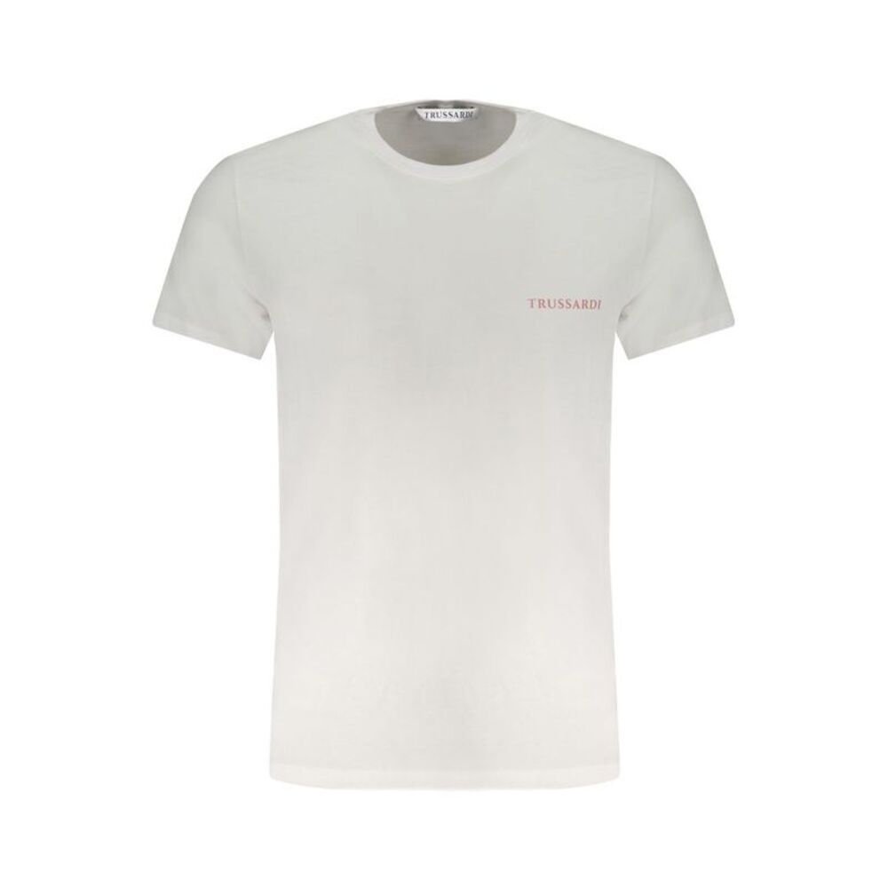 Trussardi White Cotton Men Men's T-Shirt